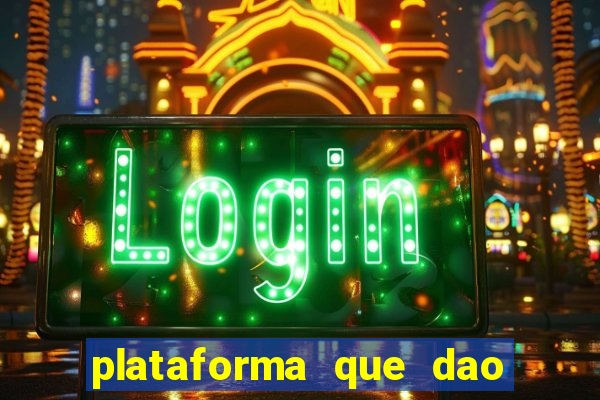 plataforma que dao bonus de cadastro